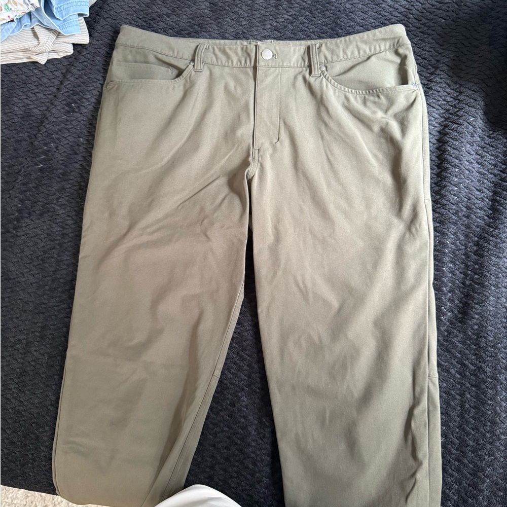 Men's Olive Green LuLu Lemon Pants